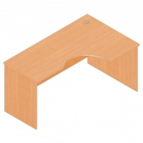 Р.СКУ-16 (правый) Бук Бавария светлый Р.СКУ-16 (правый) Бук Бавария светлый Стол компьютерный угловой